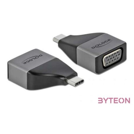 Delock 64002 USB Type-C apa  VGA anya 1080p kompakt kialakítású adapter