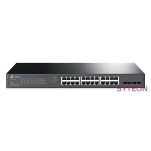 TP-Link TL-SG2428P JetStream 24xGbE PoE LAN 4xGbE SFP port smart menedzselhető PoE switch