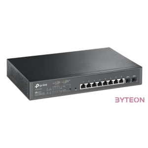 TP-Link TL-SG2210MP JetStream 8xGbE PoE LAN 2xGbE SFP port smart menedzselhető PoE switch