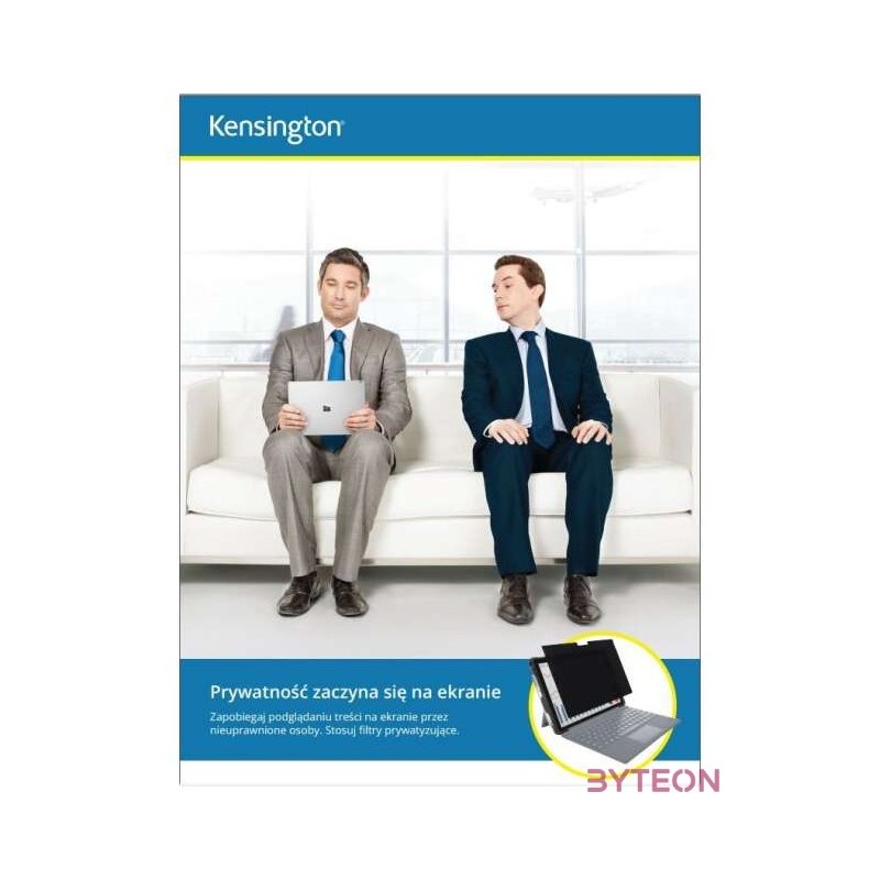 Kensington 13,3 1610 laptopokhoz kivehető betekintésvédő monitorszűrő