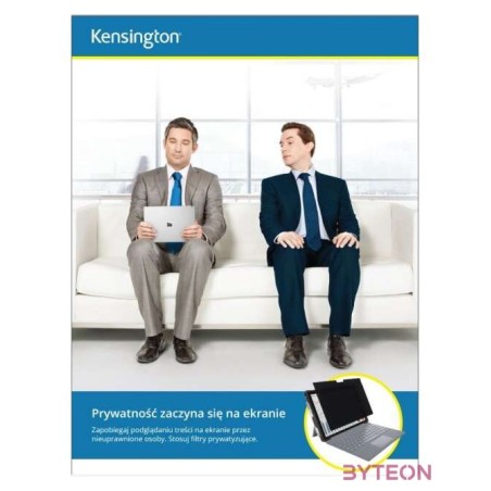 Kensington 13,3 1610 laptopokhoz kivehető betekintésvédő monitorszűrő