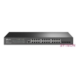 TP-Link TL-SG3428 JetStream 24xGbE LAN 4xGbE SFP port L2 menedzselhető switch