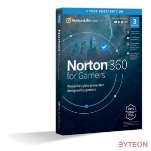 Norton 360 for gamers 50GB HUN 1 Felhasználó 3 gép 1 éves dobozos vírusirtó szoftver