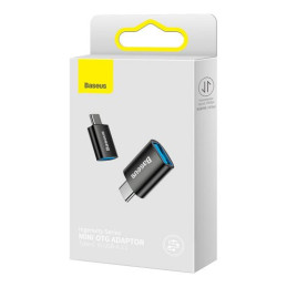 Baseus Ingenuity USB-C – USB-A OTG adapter (fekete)