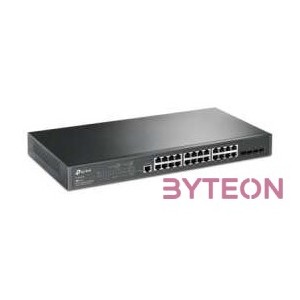 TP-Link TL-SG3428 JetStream 24xGbE LAN 4xGbE SFP port L2 menedzselhető switch