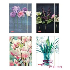 Herlitz Flower A4 gumis mappa