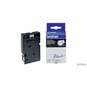 Brother TC-201 (12mm, 7.7m) laminált szalag - Fehér