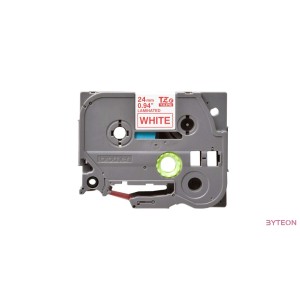 Brother TZE-252 (24mm, 8m) laminált szalag - Fehér