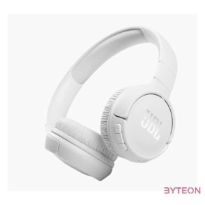 JBL T510BTWHT Bluetooth mikrofonos fehér fejhallgató