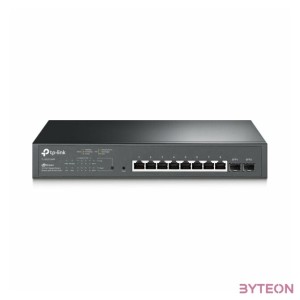 TP-Link TL-SG2210MP JetStream 8xGbE PoE LAN 2xGbE SFP port smart menedzselhető PoE switch