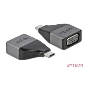 Delock 64002 USB Type-C apa  VGA anya 1080p kompakt kialakítású adapter