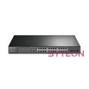 TP-Link TL-SG3428MP JetStream 24xGbE PoE LAN 4xGbE SFP port L2 menedzselhető PoE switch