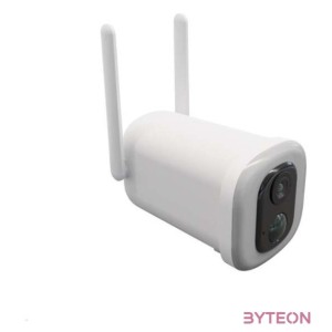 Tesla BF100 okos kültéri akkumulátoros kamera reflektorral