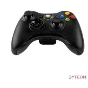 PRC vezeték nélküli Xbox 360,PC USB adapterrel fekete kontroller