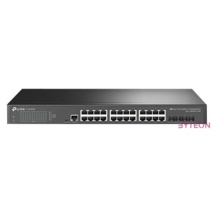 TP-Link TL-SG3428X JetStream 24xGbE LAN 4x10GbE SFP port L2 menedzselhető switch