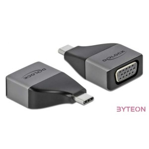 Delock 64002 USB Type-C apa  VGA anya 1080p kompakt kialakítású adapter