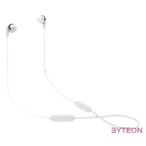 JBL T215BTWHT Bluetooth nyakpántos fehér fülhallgató