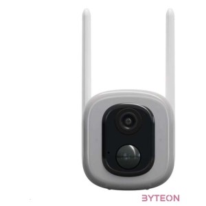 Tesla BF100 okos kültéri akkumulátoros kamera reflektorral