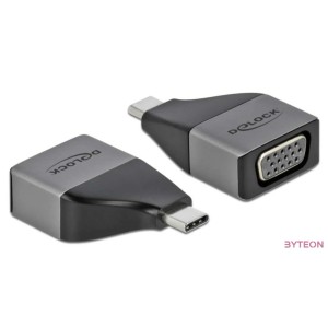 Delock 64002 USB Type-C apa  VGA anya 1080p kompakt kialakítású adapter