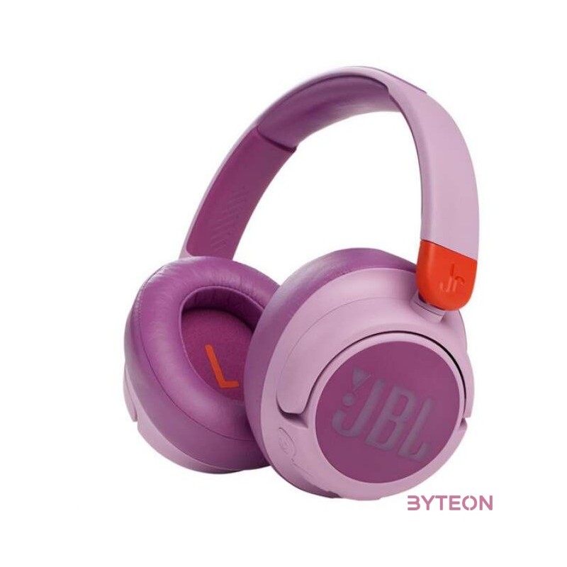 JBL JR460 NCPIK Bluetooth aktív zajszűrős rózsaszín gyerek fejhallgató