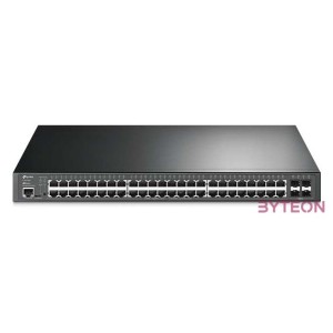 TP-Link TL-SG3452XP JetStream 48xGbE LAN 4x10GbE SFP port L2 menedzselhető PoE switch