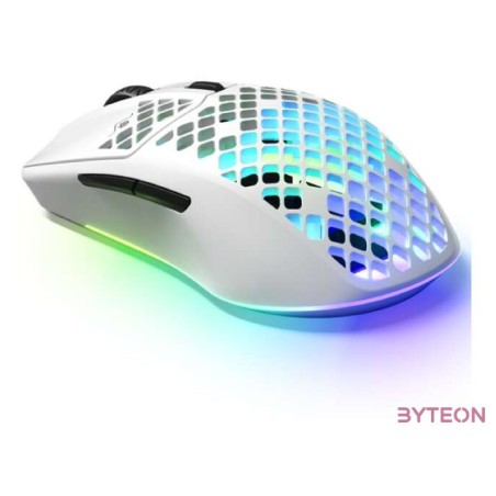 SteelSeries Aerox 3 (2022) Snow wireless fehér optikai gamer egér