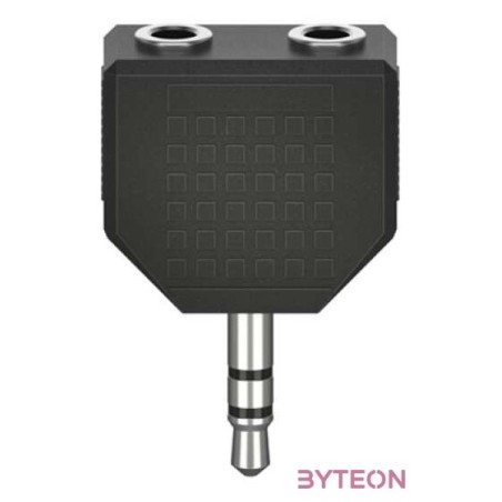 Hama FIC 3,5mm sztereo jack elosztóadapter 1 dugó - 2 alj