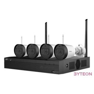 IMOU 4db wifi 2MP Full-Color csőkamerával,1 db 4 csatornás Wifis hálózati rögzítő,1TB HDD vezeték nélküli megfigyelő sze