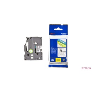 Brother TZE-141 (18mm, 8m) laminált szalag - Átlátszó