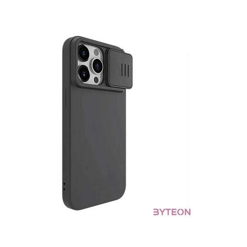 Nillkin CamShield Silky Silicone case for iPhone 15 Pro (classic black)
