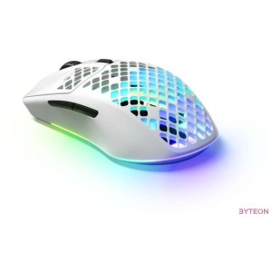 SteelSeries Aerox 3 (2022) Snow wireless fehér optikai gamer egér