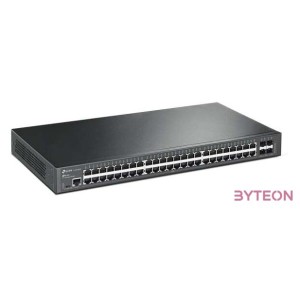 TP-Link TL-SG3452X JetStream 48xGbE LAN 4x10GbE SFP port L2 menedzselhető switch