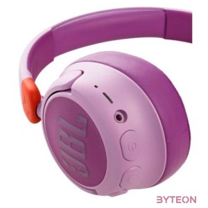 JBL JR460 NCPIK Bluetooth aktív zajszűrős rózsaszín gyerek fejhallgató