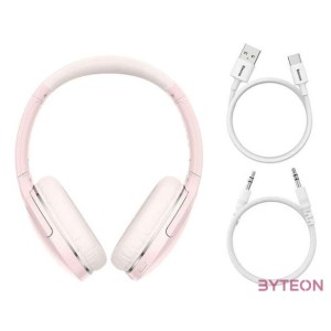 Wireless headphones Baseus Encok D02 PRO (pink)