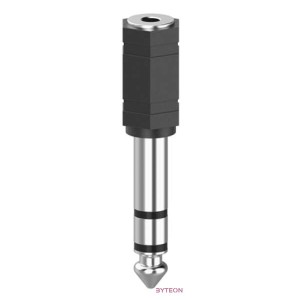 Hama 205194 FIC sztereo 6,3 mm jack dugó - 3,5 mm jack alj adapter