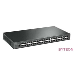 TP-Link TL-SG3452X JetStream 48xGbE LAN 4x10GbE SFP port L2 menedzselhető switch