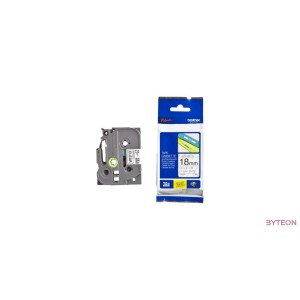 Brother TZE-141 (18mm, 8m) laminált szalag - Átlátszó