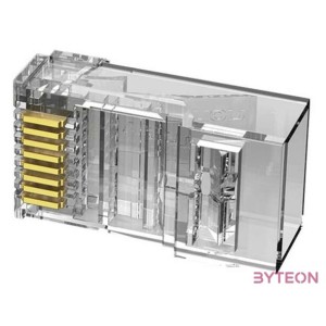 Modular Plug RJ45 Cat.6 UTP Connector Vention IDDR0-10 Transparent 10 pcs.