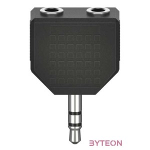 Hama FIC 3,5mm sztereo jack elosztóadapter 1 dugó - 2 alj