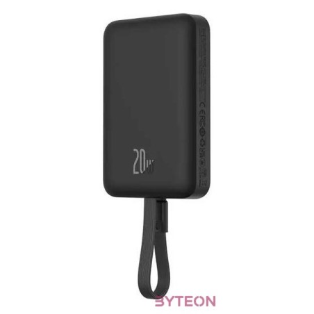 Baseus Magnetic Mini Powerbank, 10000mAh, USB-C, 20W, MagSafe (fekete)
