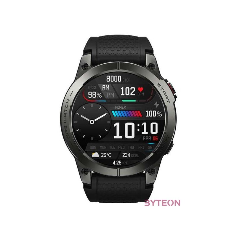 Zeblaze Stratos 3 Okosóra (fekete)