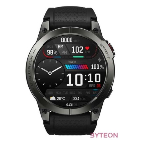 Zeblaze Stratos 3 Okosóra (fekete)