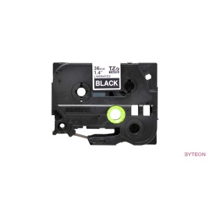 Brother TZE-365 (36mm, 8m) laminált szalag - Fekete