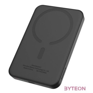 Baseus Mágneses Mini Powerbank, 5000mAh, USB-C 20W (fekete)