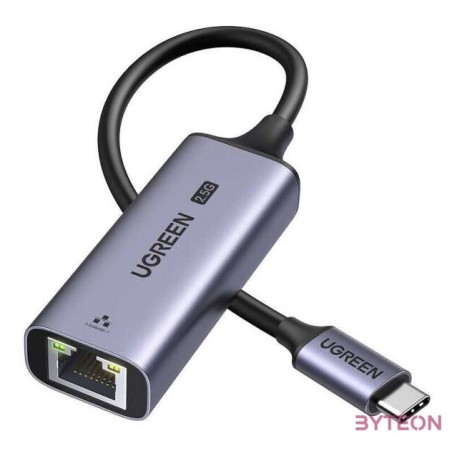 UGREEN CM648 USB-C RJ45 Adapter Ethernet, 2,5G (fekete)