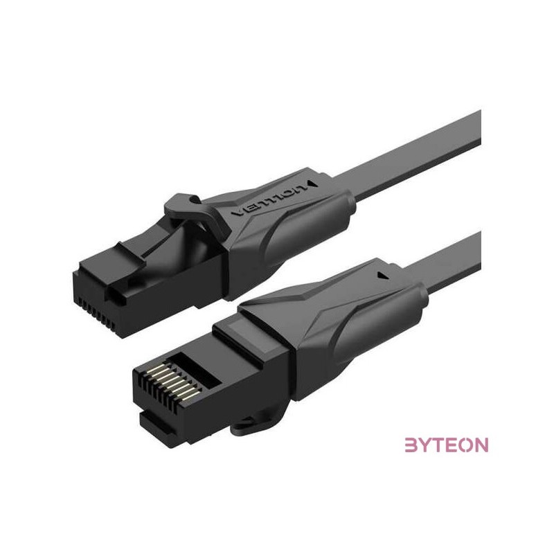 Paski kabel sieciowy UTP Cat. 6 Vention IBABF RJ45 Ethernet 1000Mbps 1m, czarny