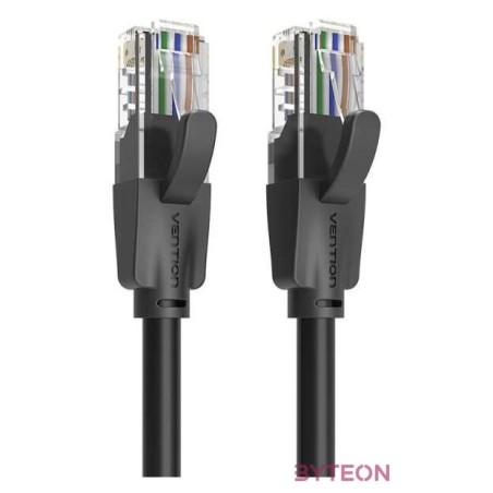 Kabel sieciowy UTP CAT6 Vention IBEBG RJ45 Ethernet 1000Mbps 1,5m czarny