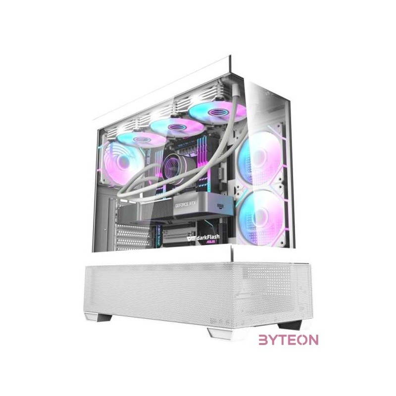 Darkflash DS900 AIR számítógépház (fehér)