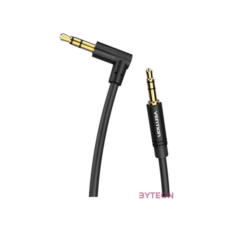 Cable Audio AUX 3.5mm to 90 3,5mm Vention BAKBF-T 1m Black