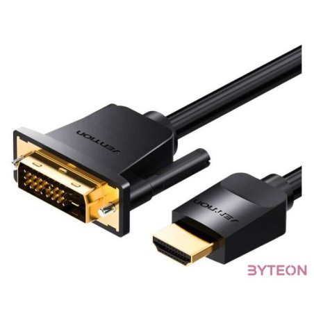Kabel HDMI do DVI (241) Vention ABFBI 3m, 4K 60Hz, 1080P 60Hz (Czarny)